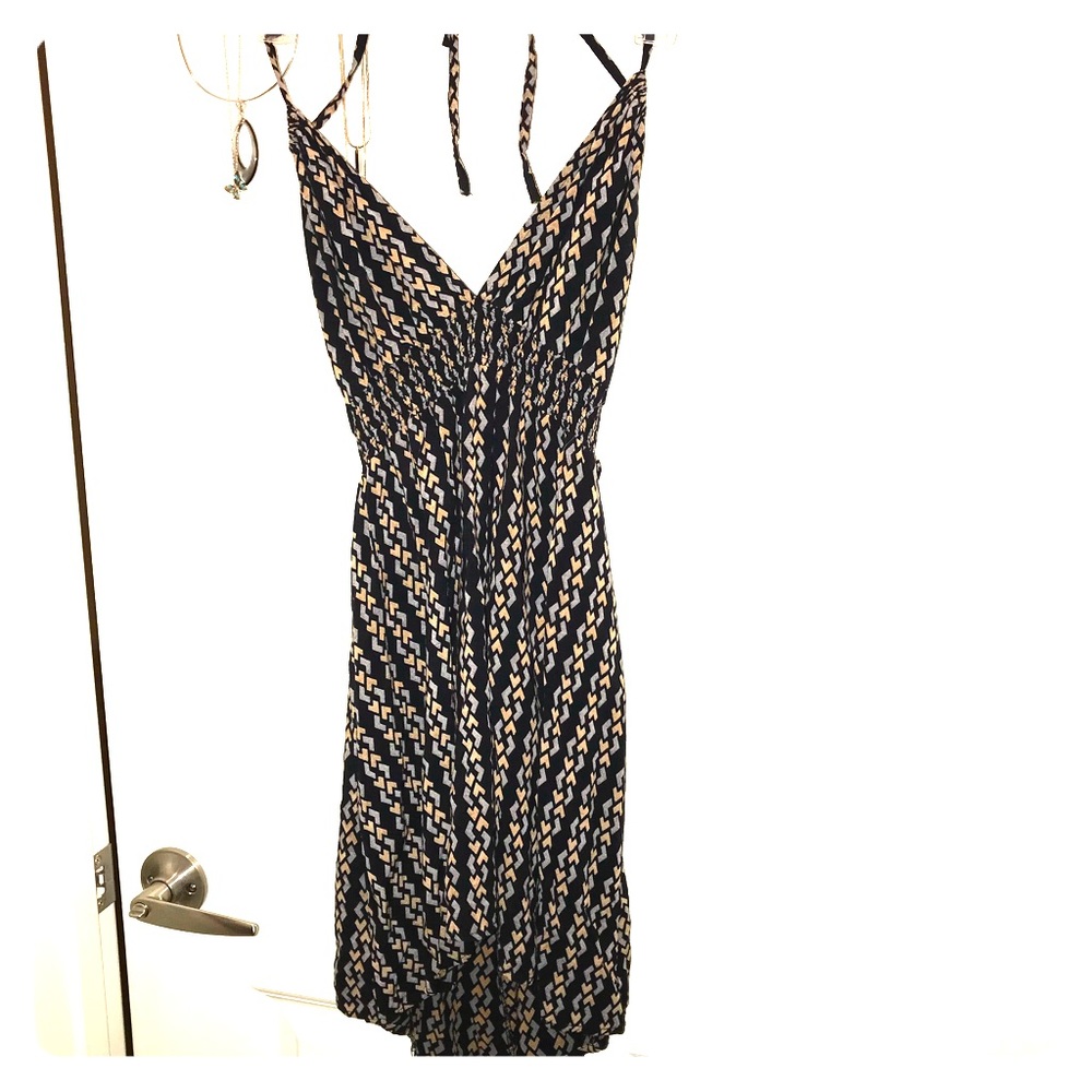 Short Halter Top Dress! 👗 Navy Blue